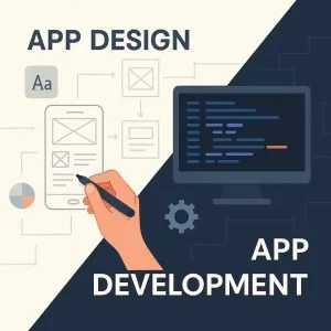 App Design vs. App Development Agency